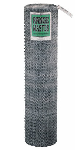 Rangemaster 1"X12"X150' Galvanized Poultry Netting, 12" x 150'