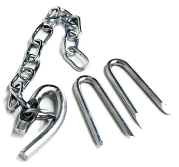 Gallaher F0202U Standard Gate Latch with 14" Chain & 2 Staples