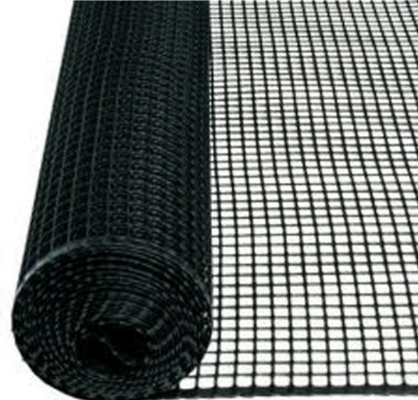 Tenax 62071079 Black Hardware Net, 3'H x 15'L