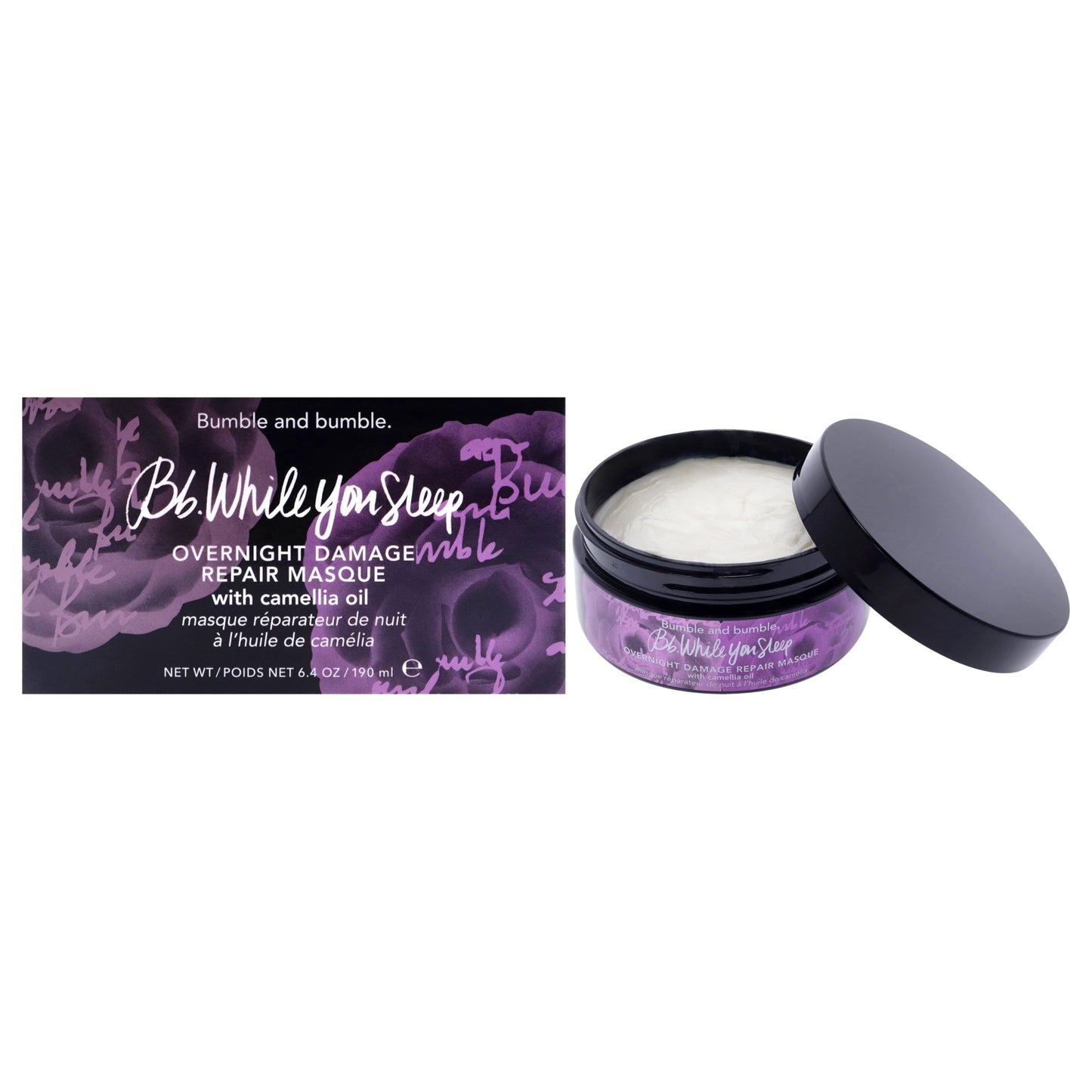 While You Sleep Overnight Damage Repair Masque by Bumble and Bumble for Unisex - 6.4 oz Masque