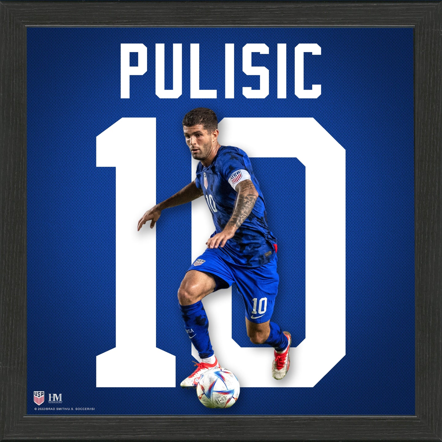 Christian Pulisic USMT Impact Jersey Frame
