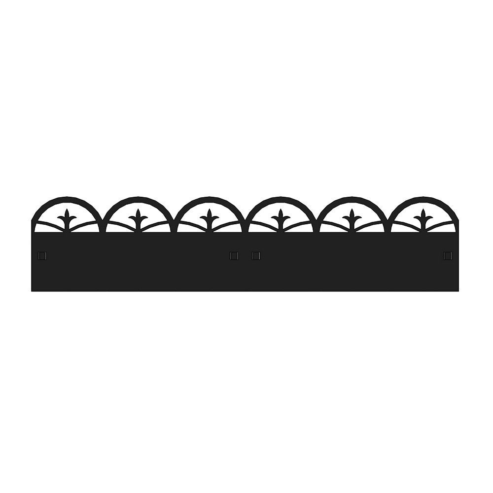 Panacea 83644 Border Edging, 8" x 36", Black