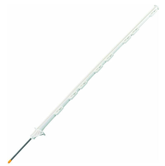 Dare 2400-W Electric Fence Step-In Poly Post, White, 48"