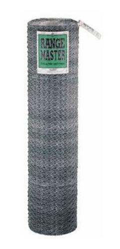 Deacero Rangemaster Galvanized Poultry Netting, 1" x 72" x 50', 20 Gauge