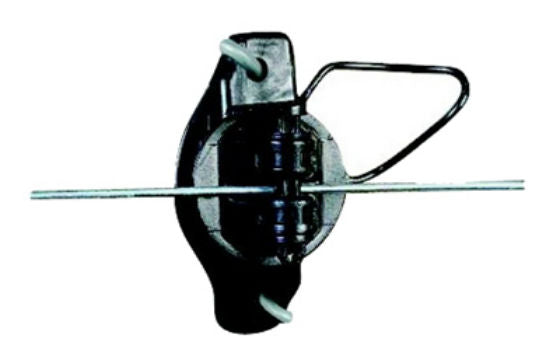 Gallagher™ G68704  Wood Post Pinlock Insulator, Black, 25 Pack