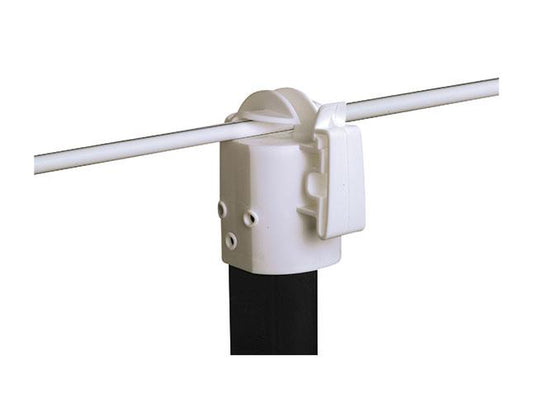Gallagher G68513 Steel Post Topper Insulator, White