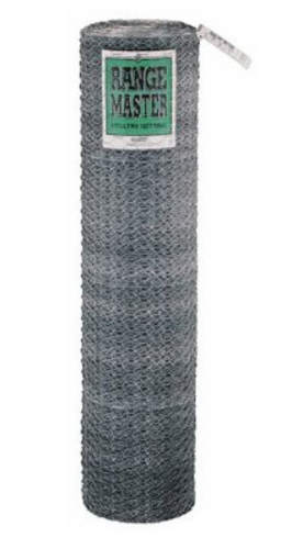 Rangemaster 2"X24"X150' Galvanized Poultry Netting,  24" x 150'
