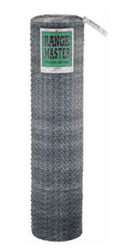 Rangemaster 2"X24"X50' Galvanized Poultry Netting, 24" x 50'