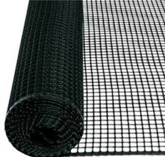 Tenax 62071079 Black Hardware Net, 3'H x 15'L