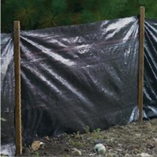 Mutual Industries 14987 NY Dot Silt Fence, 36" x 100', Black