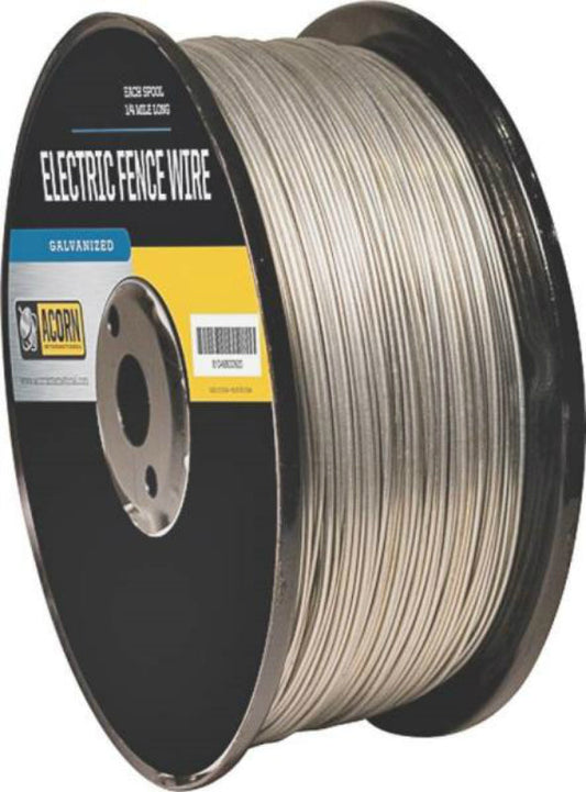 Acorn International EFW1712 Electric Fence Wire, 17 Gauge, 1/2 Mile, Galvanized Steel