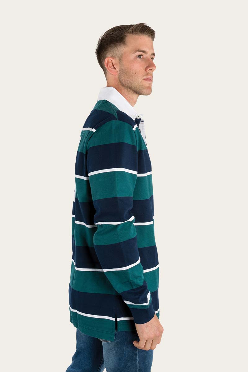 Regency Mens Rugby Jersey - Navy/Green