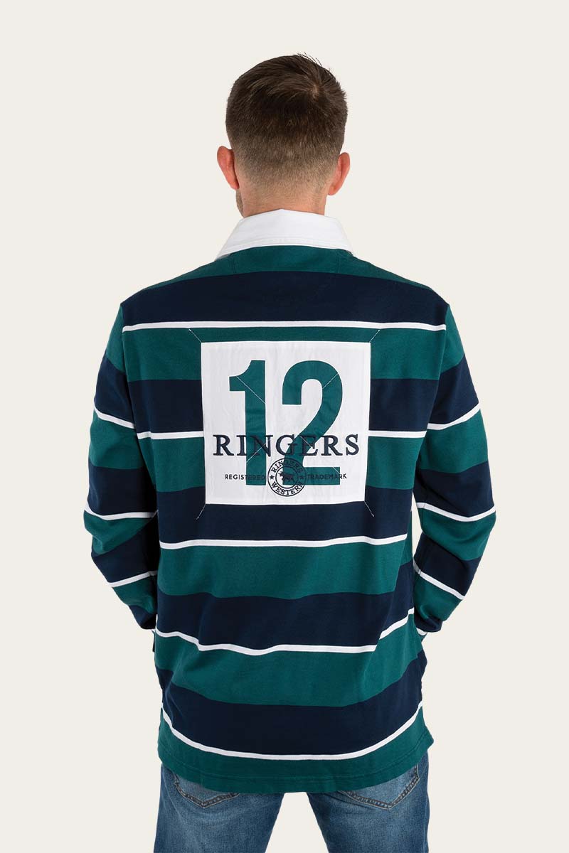 Regency Mens Rugby Jersey - Navy/Green