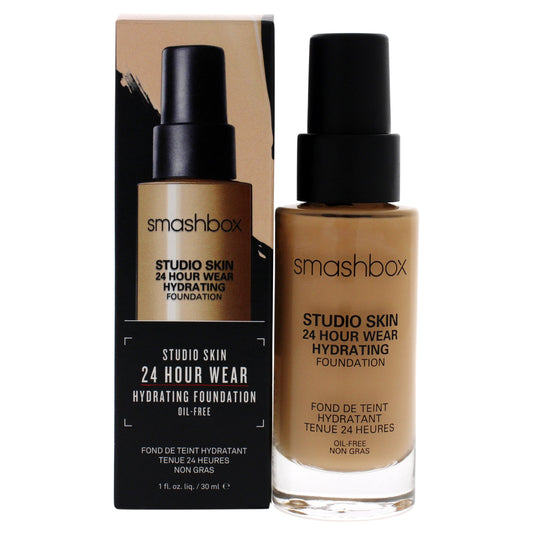 Studio Skin 24 Hour Wear Hydrating Foundation - 2.1 Light With Warm-Peachy Undertone by Smashbox for Women - 1 oz Foundation