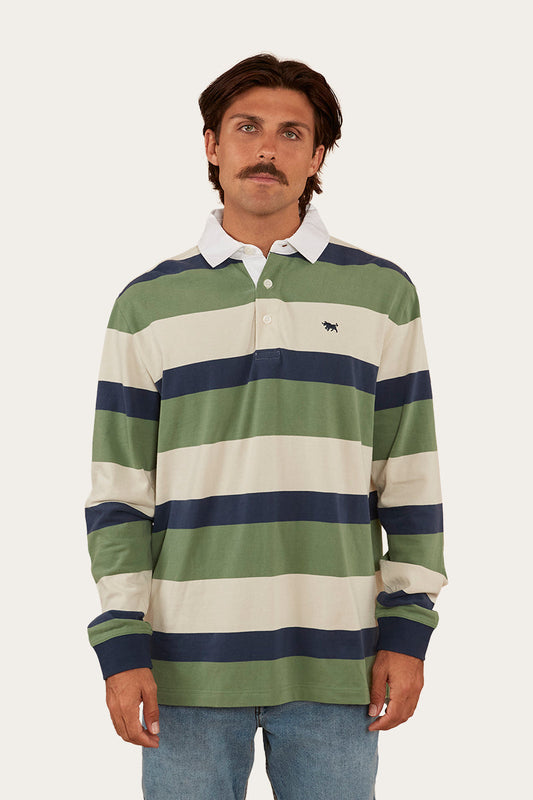 Calgary Mens Rugby Jersey - Cactus Green