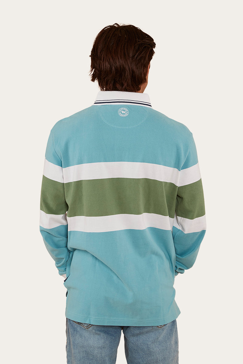 Redding Mens Rugby Jersey - Arctic Blue
