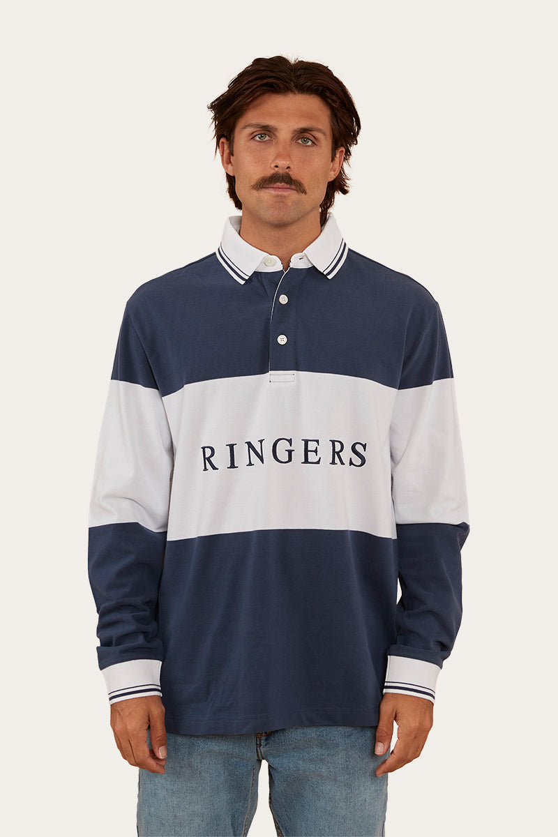 Redding Mens Rugby Jersey - Navy