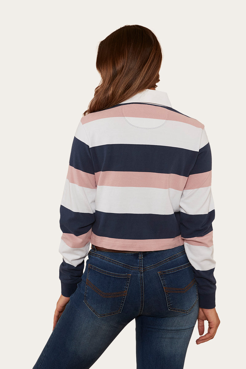 Meredith Womens Rugby Jersey - Rosey Pink