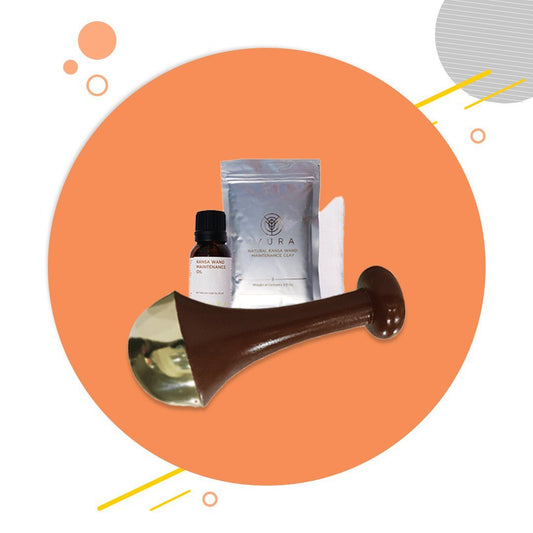 Kansa Face and Body Wand with FREE Maintenance Kit